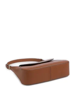 Schylar Medium Schultertasche Rindsleder braun