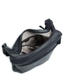 4Seasons Elisa Schultertasche fein genarbtes Leder navy