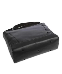 4Seasons Gabriela Schultertasche fein genarbtes Leder schwarz