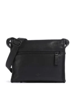 4Seasons Mattea Umhängetasche fein genarbtes Leder schwarz