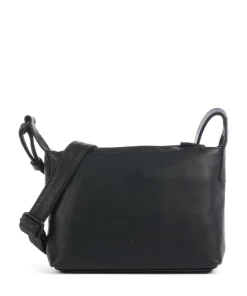 4Seasons Vanani Umhängetasche fein genarbtes Leder schwarz