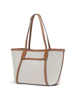Sebina Shopper Baumwolle beige/braun