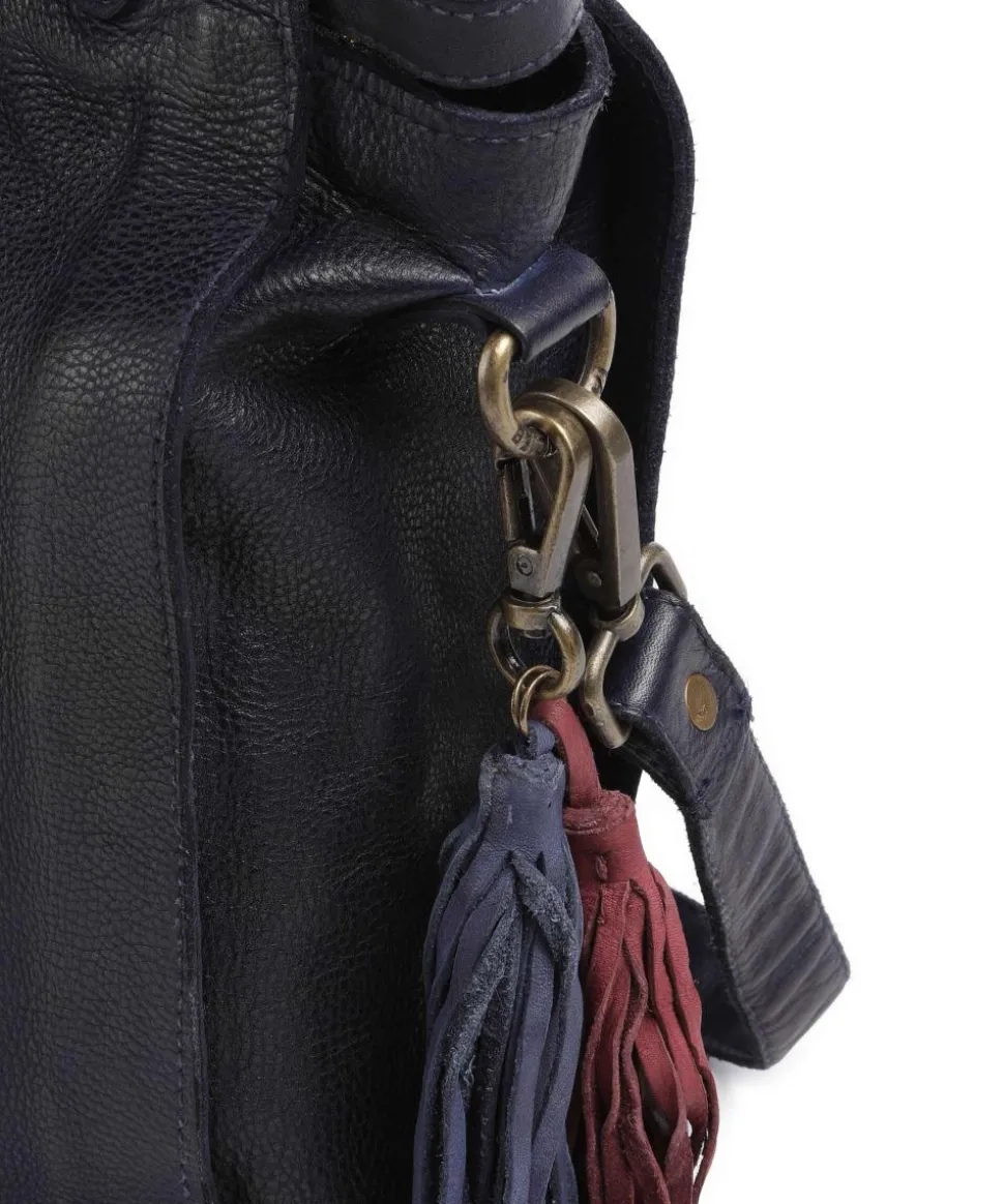 Seelengasse 1 Shopper genarbtes Rindsleder navy