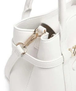 Selma Re Handtasche Lederimitat weiß