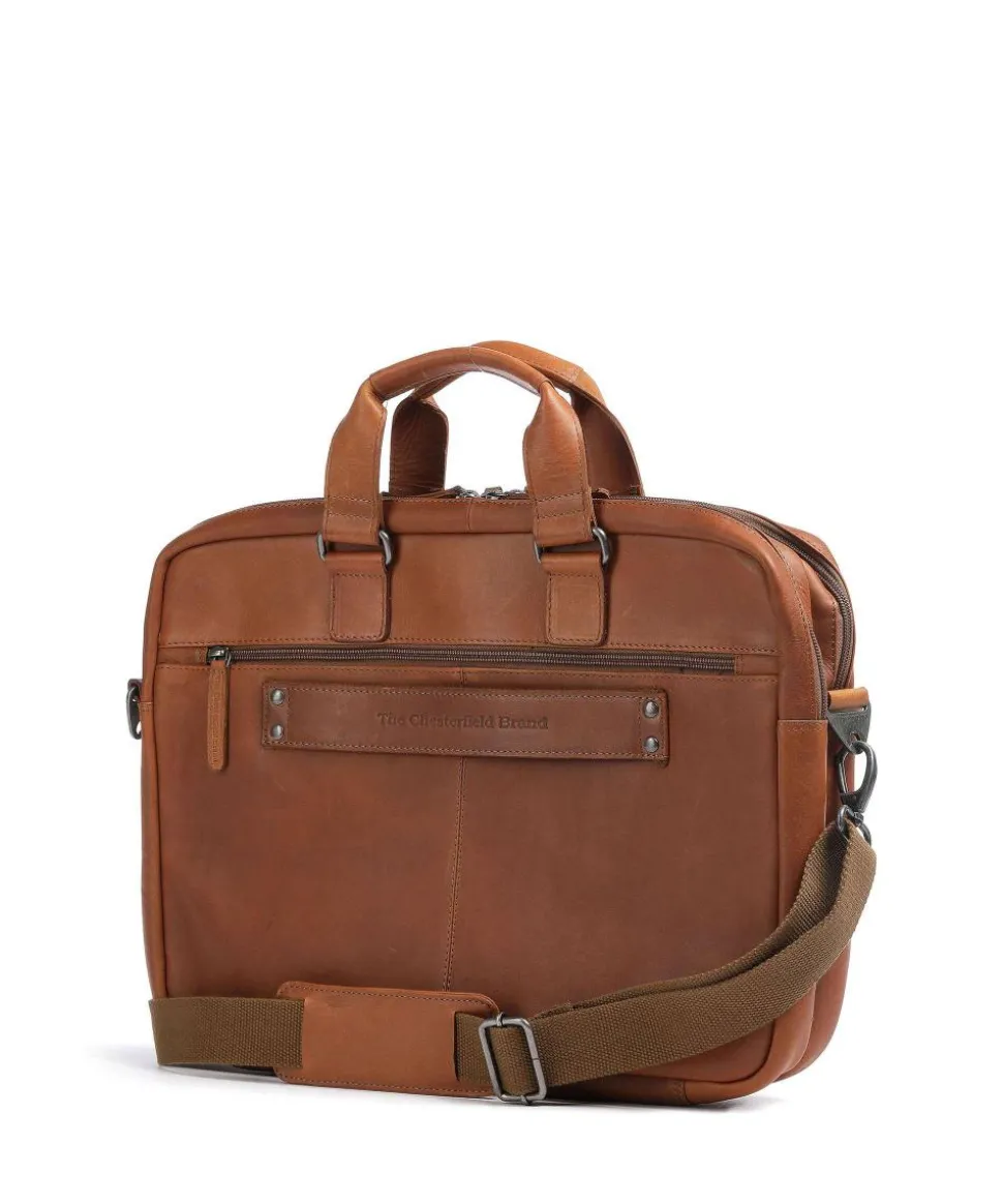 Seth Aktentasche 15″ Pull-Up Rindsleder cognac