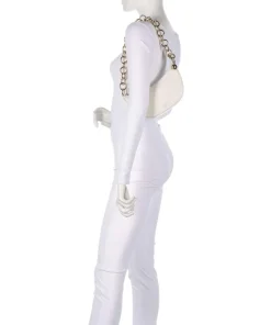 Sfera Mini Schultertasche genarbtes Leder creme