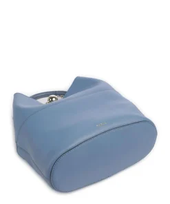 Sfera S Bucket bag fein genarbtes Leder jeans