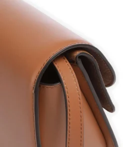 Sfera S Umhängetasche fein genarbtes Kalbsleder braun