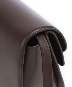 Sfera S Umhängetasche fein genarbtes Kalbsleder dunkelbraun