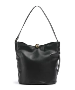 Sfera Soft M Beuteltasche fein genarbtes Kalbsleder schwarz