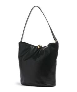 Sfera Soft M Beuteltasche fein genarbtes Kalbsleder schwarz