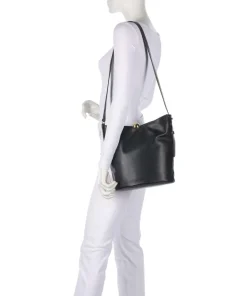 Sfera Soft M Beuteltasche fein genarbtes Kalbsleder schwarz