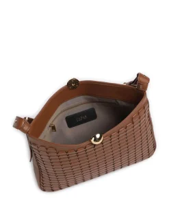 Sfera Soft M Beuteltasche fein genarbtes Rindsleder braun