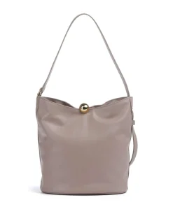 Sfera Soft M Beuteltasche fein genarbtes Kalbsleder taupe