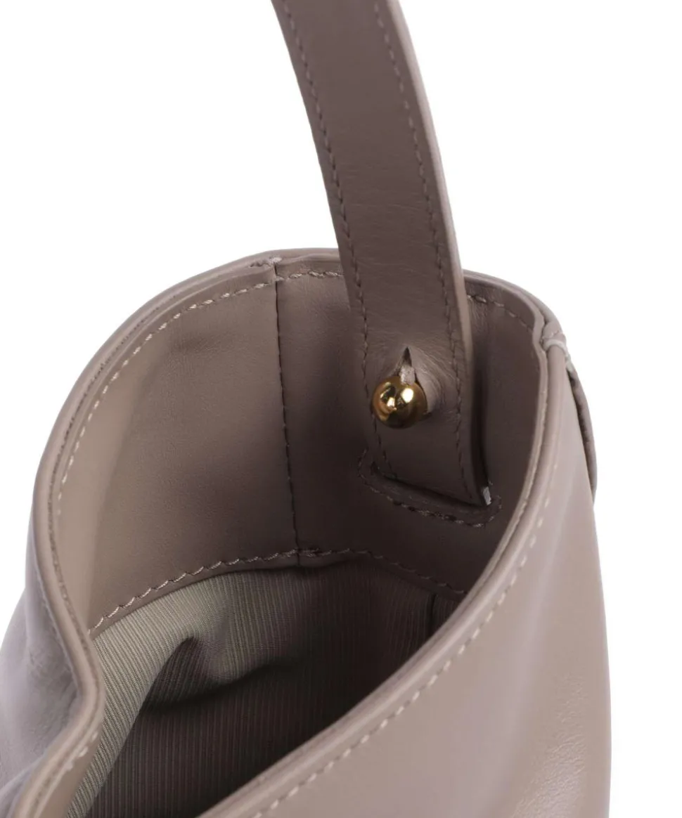 Sfera Soft M Beuteltasche fein genarbtes Kalbsleder taupe