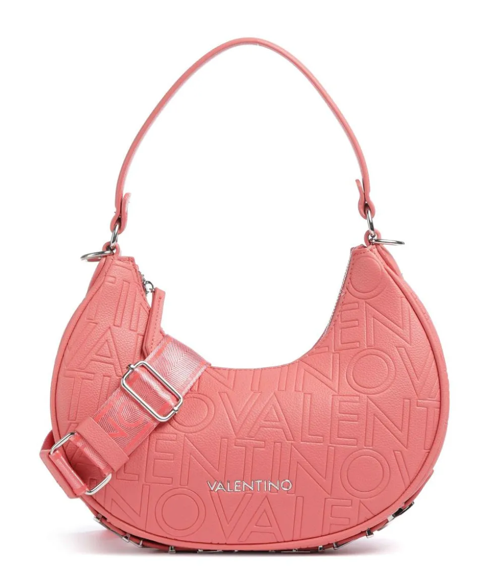 Shelby Schultertasche Lederimitat koralle