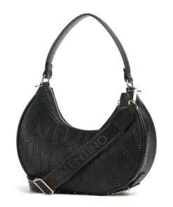 Shelby Schultertasche Lederimitat schwarz
