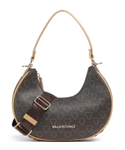 Shelby Schultertasche Lederimitat dunkelbraun