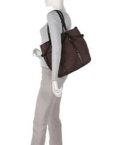 Shopper Baumwolle dunkelbraun