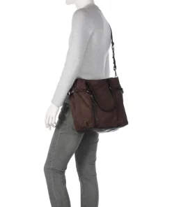 Shopper Baumwolle dunkelbraun