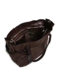 Shopper Baumwolle dunkelbraun