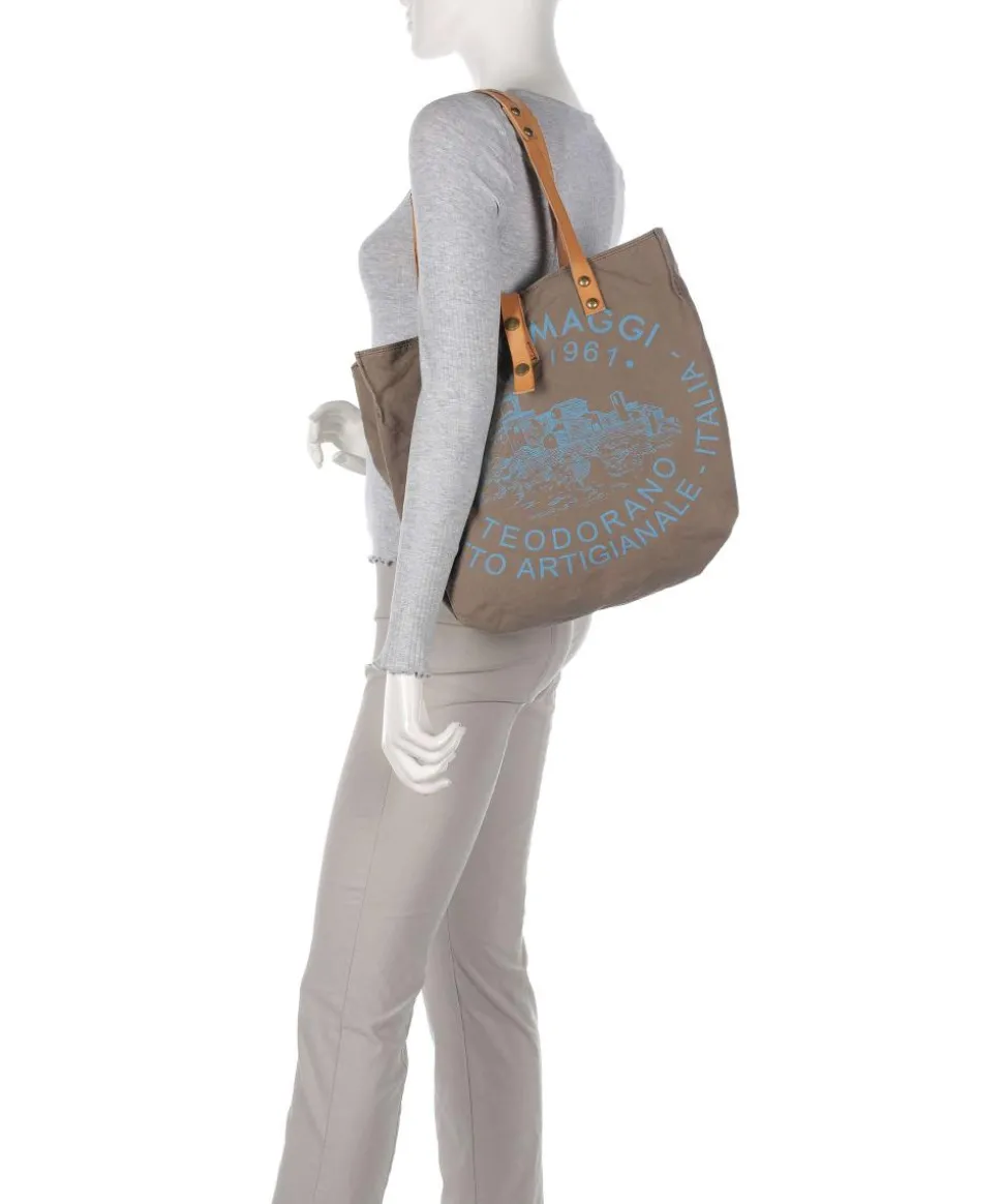 Shopper Baumwolle olivgrün