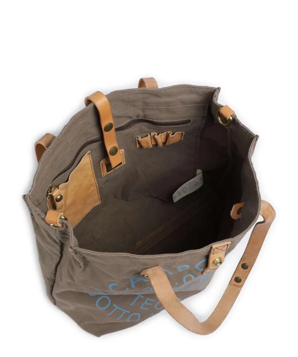 Shopper Baumwolle olivgrün