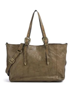 Shopper fein genarbtes Rindsleder olivgrün