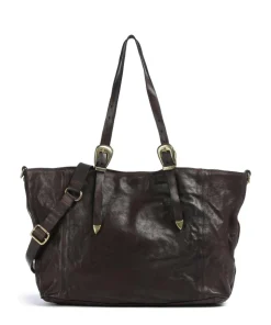 Shopper fein genarbtes Rindsleder dunkelbraun