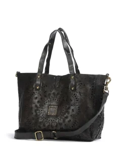 Shopper fein genarbtes Rindsleder dunkelbraun