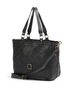 Shopper genarbtes Rindsleder braun