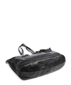 Shopper genarbtes Rindsleder schwarz