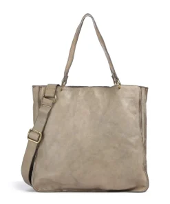 Shopper genarbtes Rindsleder beige