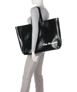 Shopper Lederimitat schwarz