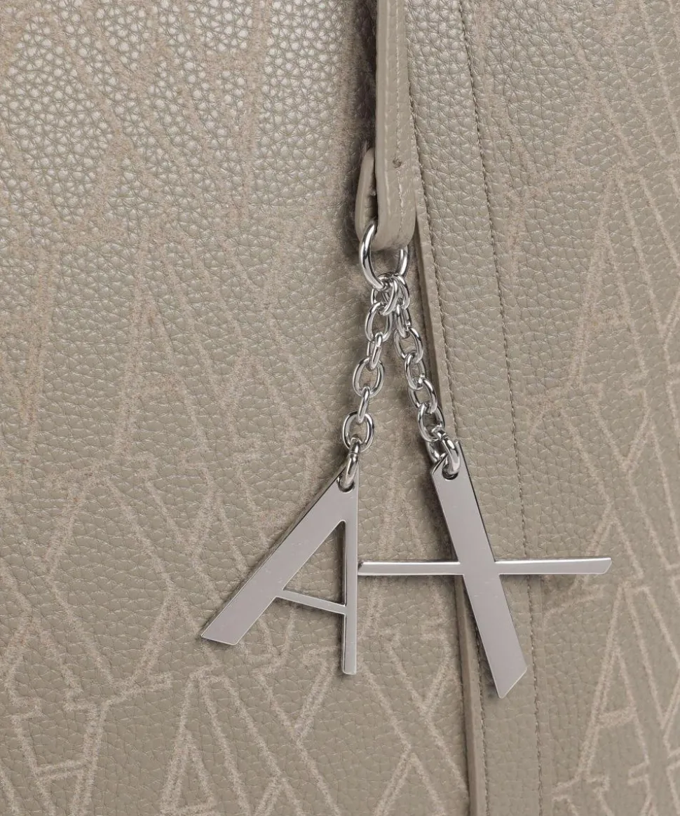 Silvye Shopper Lederimitat taupe