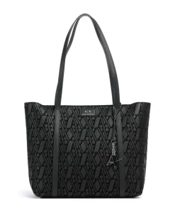 Silvye Shopper Lederimitat schwarz