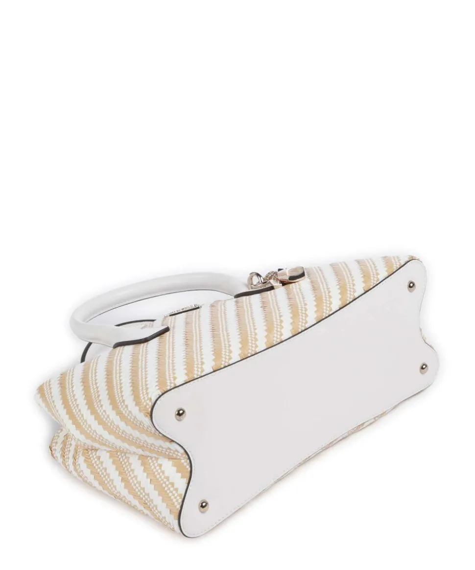 Simona Handtasche Polypropylen natur/weiß