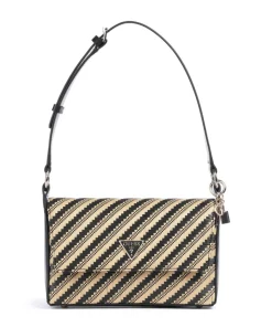 Simona Schultertasche Polypropylen natur/schwarz