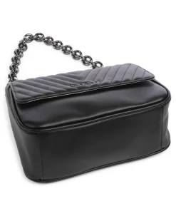 Sira Schultertasche Lederimitat schwarz