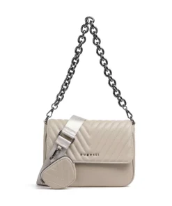 Sira Schultertasche Lederimitat beige