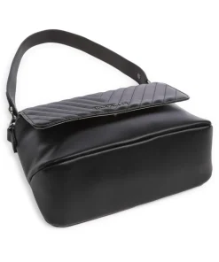 Sira Schultertasche Lederimitat schwarz