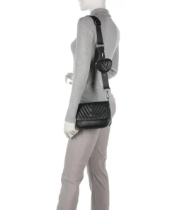 Sira Umhängetasche Lederimitat schwarz