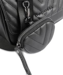 Sira Umhängetasche Lederimitat schwarz