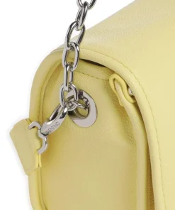 Sirah Re Schultertasche Lederimitat gelb