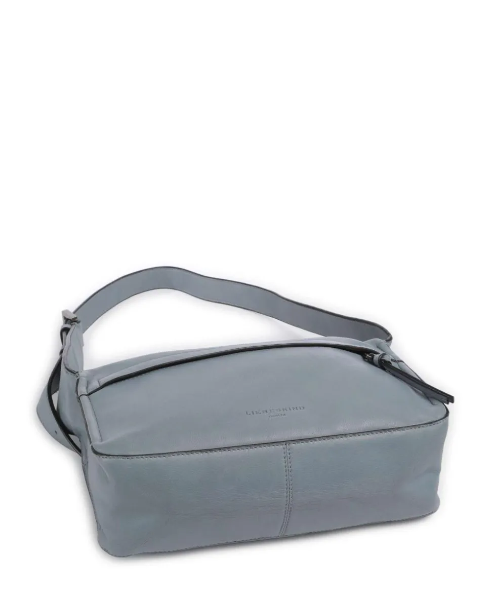 Sky Sheep Natural S Schultertasche Schafsleder blaugrau