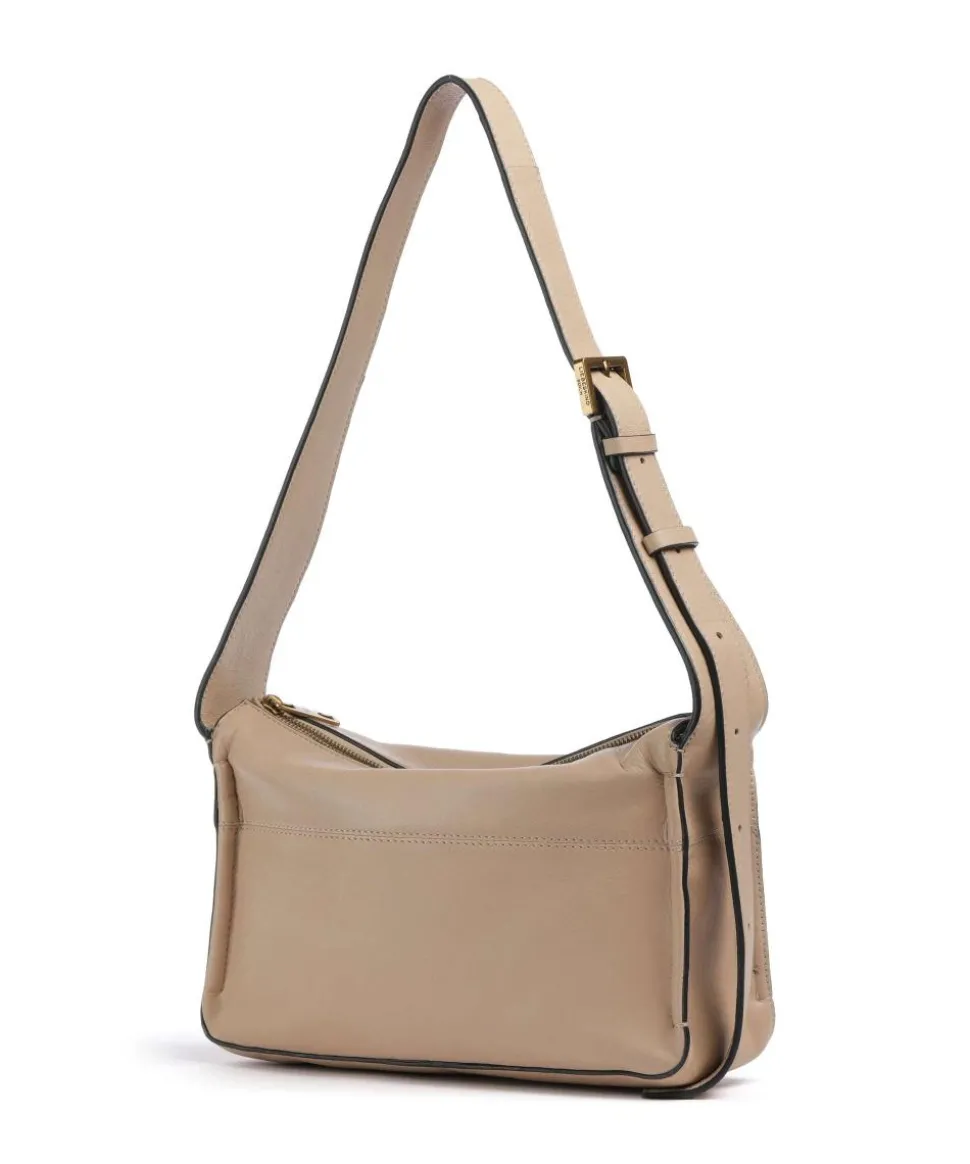 Sky Sheep Natural S Schultertasche Schafsleder beige