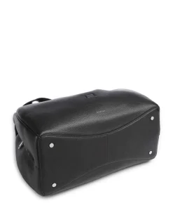 Sloane Street Beuteltasche genarbtes Rindsleder schwarz