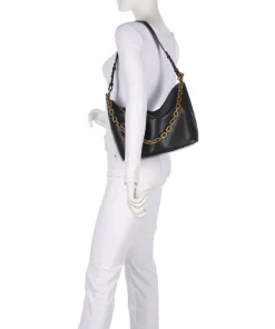 Sofi Beuteltasche fein genarbtes Rindsleder schwarz