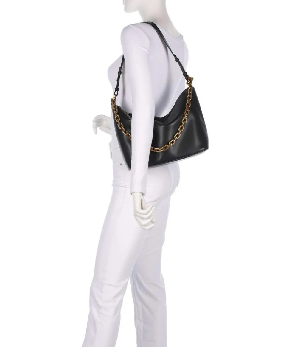 Sofi Beuteltasche fein genarbtes Rindsleder schwarz