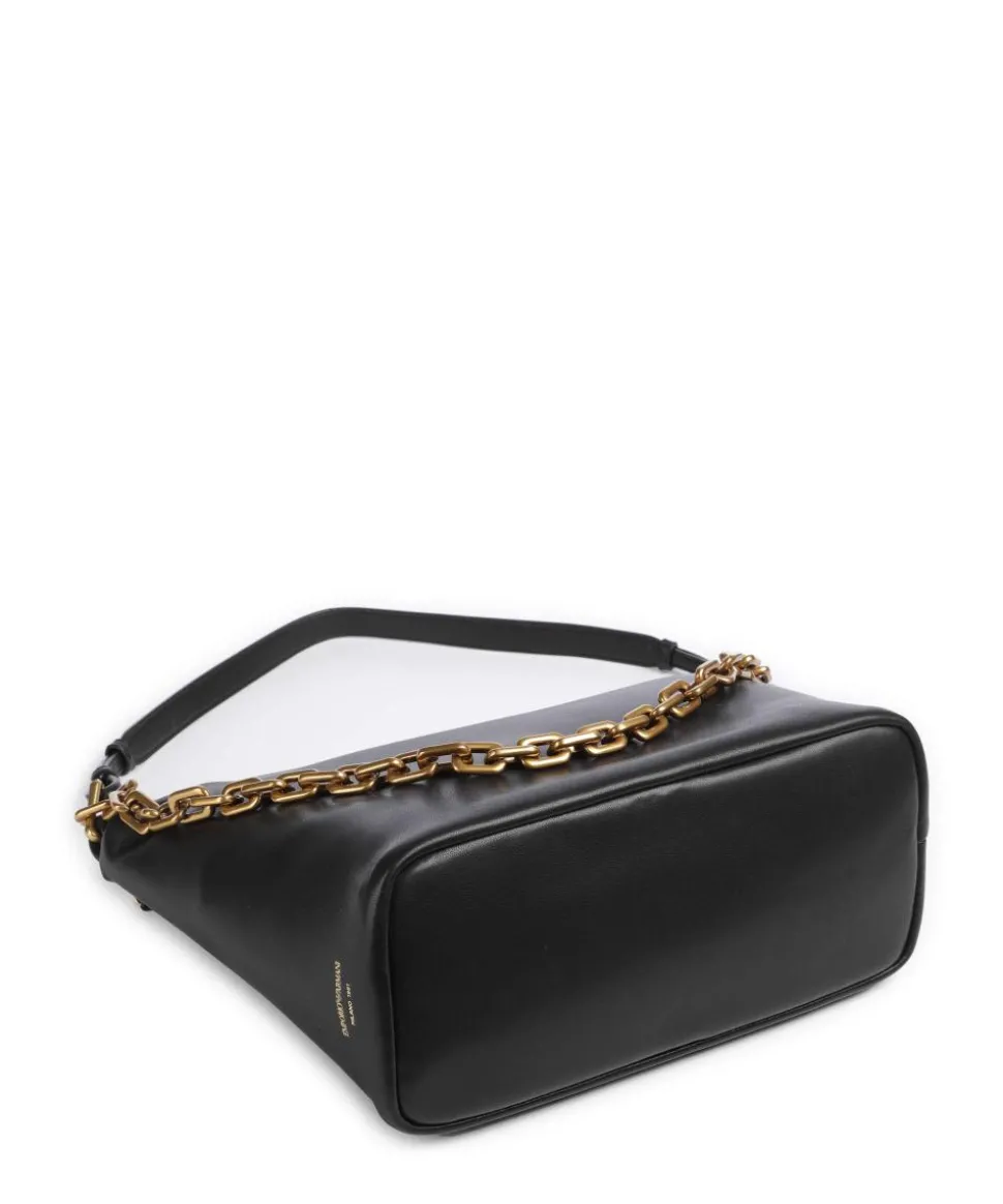 Sofi Beuteltasche fein genarbtes Rindsleder schwarz